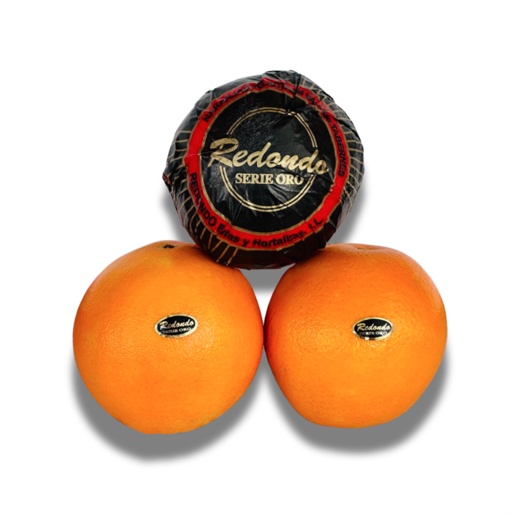 Naranja redondo serie oro